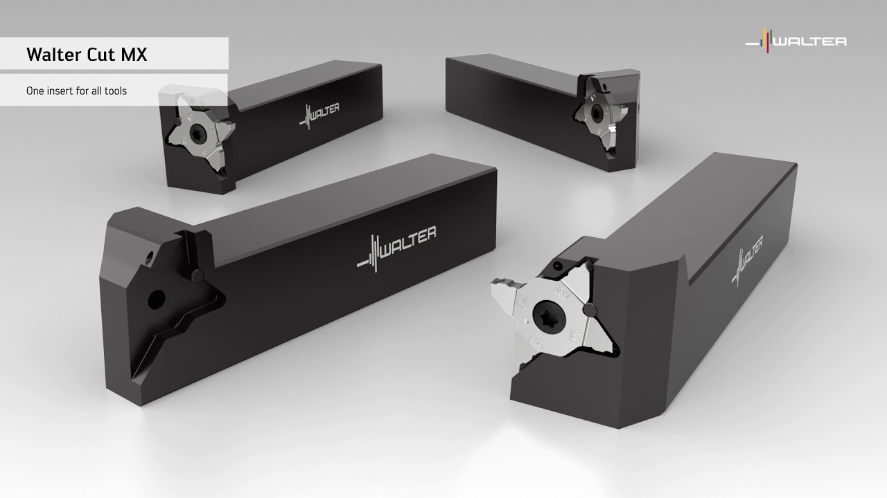 Walter CUT MX grooving insert and G3011/G3021 monoblock tool