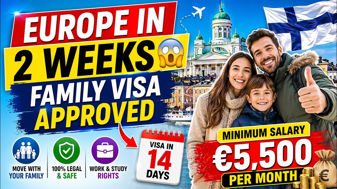 Finland D-Visa 2026: Move with Family in 14 Days | Fast Track Europe Visa | Dream Canada