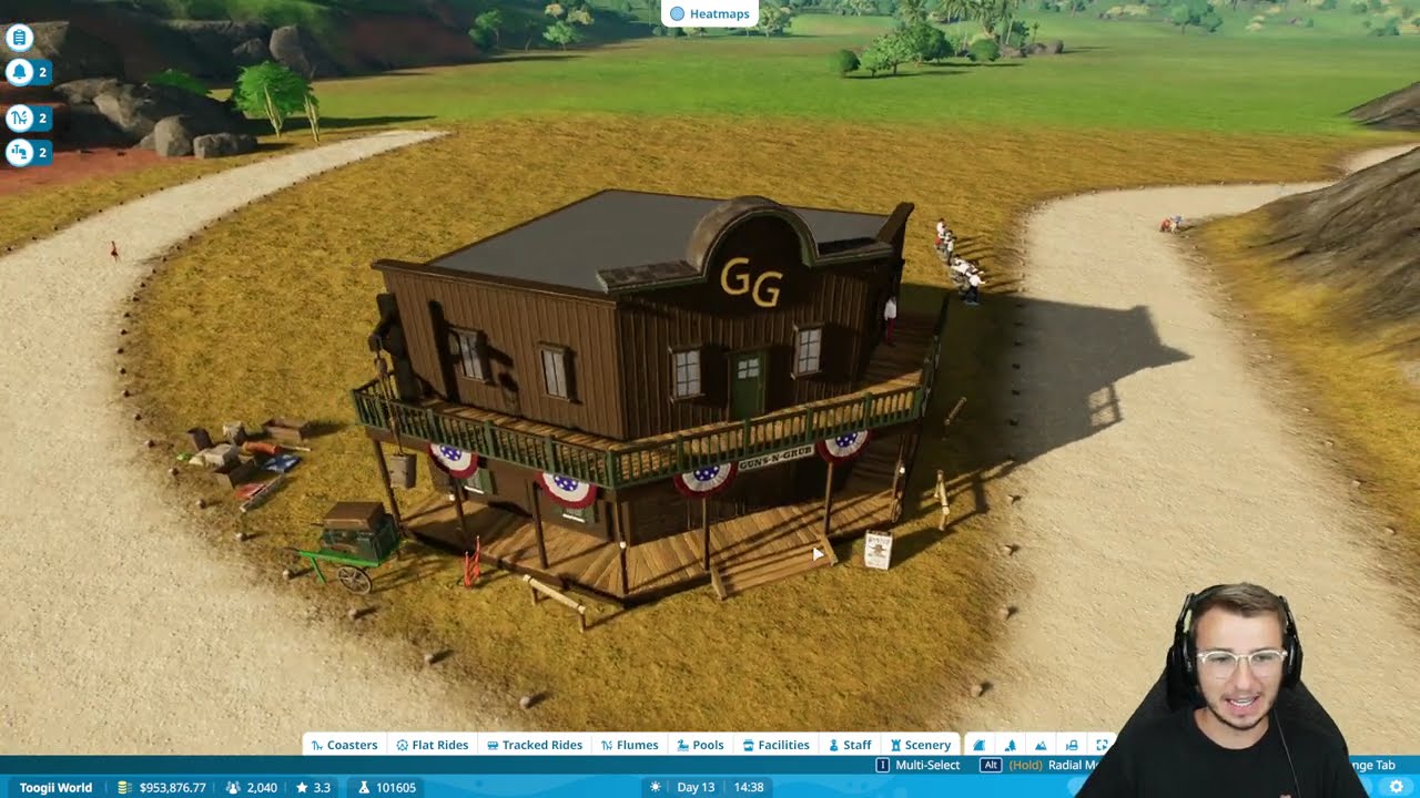 Planet Coaster 2 - Western Saloon & Gift Shop