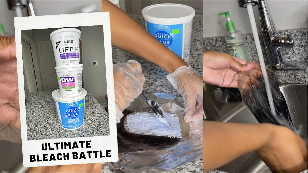 BEST BLEACH FOR KNOTS | BW2 vs QUICKBLUE vs KISSLIFTUP | ULTIMATE BLEACH BATTLE 😮 | ASHOTOFAYRI