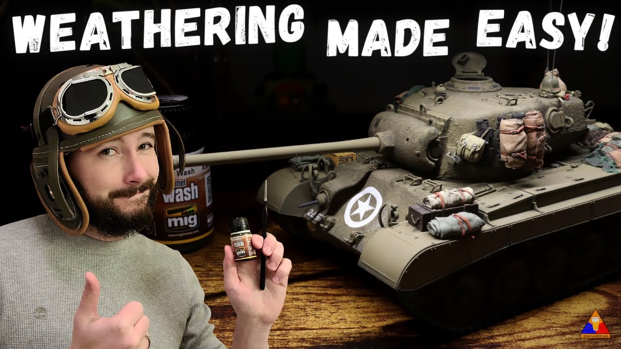 Как выветривать модели танков в масштабе 1/35 | Урок для начинающих