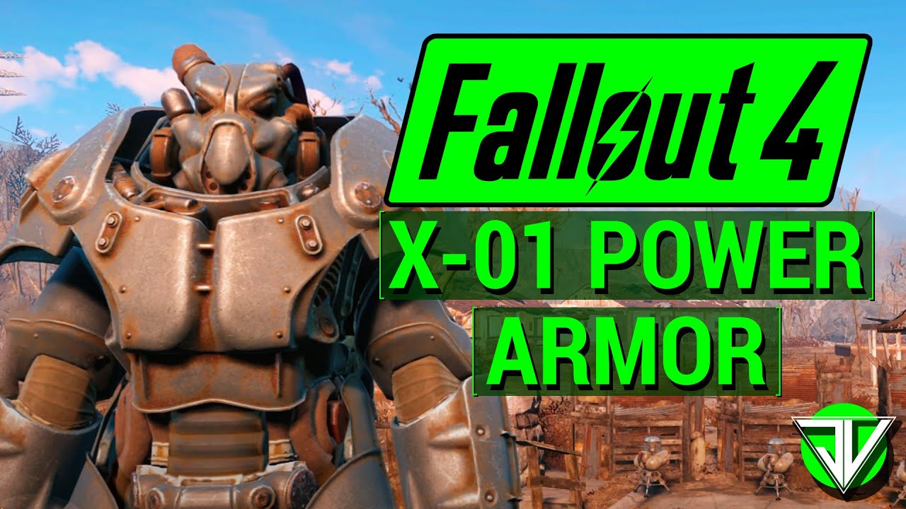 FALLOUT 4: How To Get FULL SET of X-01 BEST POWER ARMOR in Fallout 4!