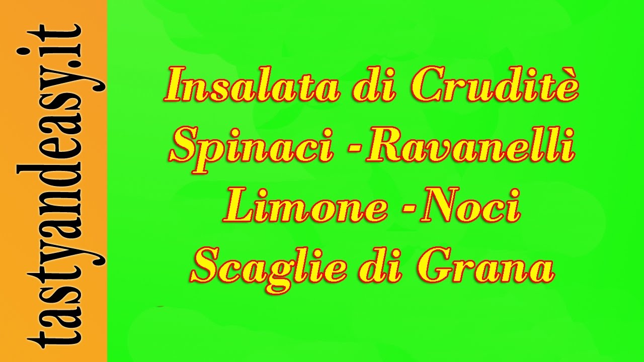 INSALATA DI SPINACI! Perfetta per la tua DIETA! SPINACH SALAD perfect for your DIET!!