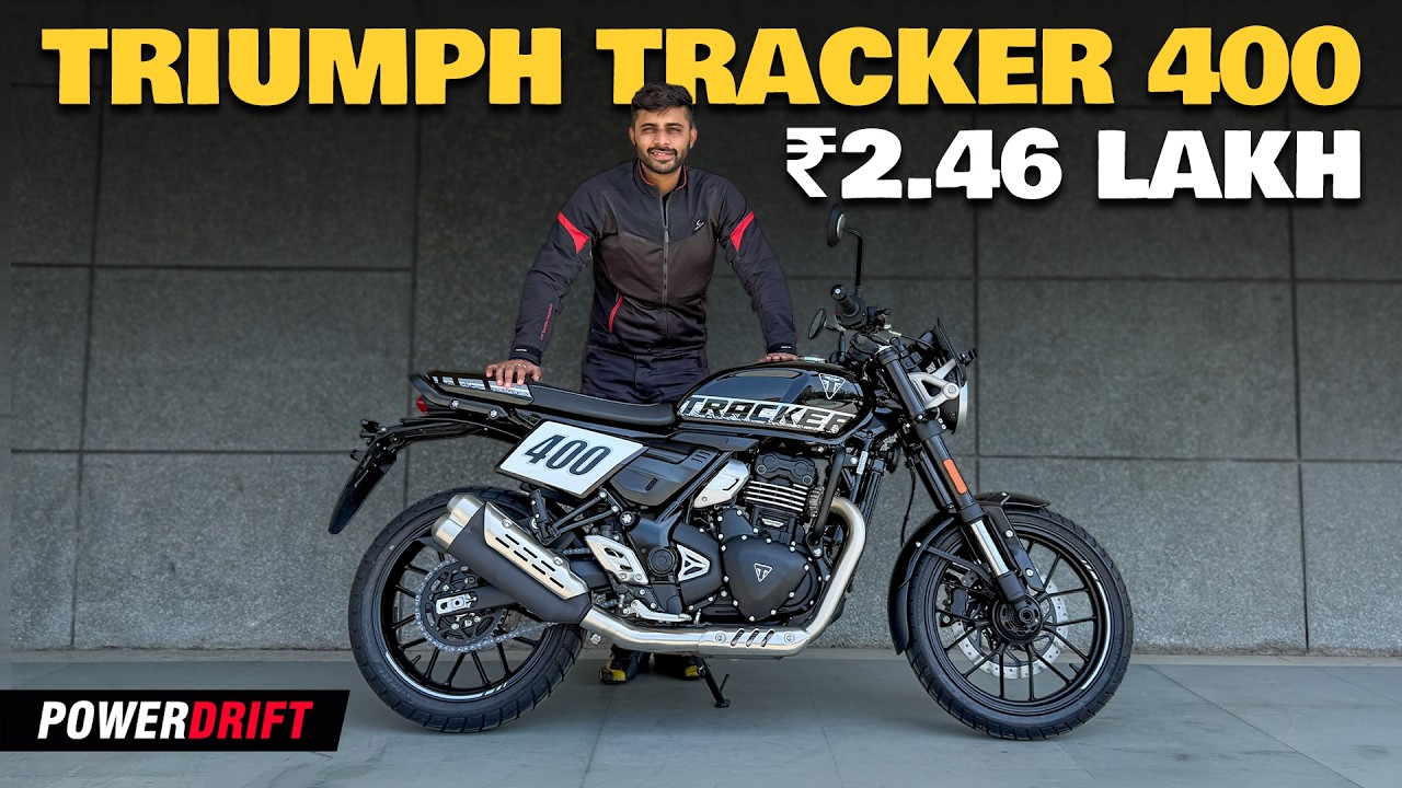 Компания Triumph приберегла лучшее напоследок? | В Индии состоялся запуск модели Tracker 400.