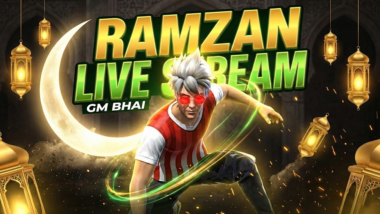 FREE FIRE RAMZAN LIVE STREAM 🌙 | Custom Rooms & Fun | GM Bhai Live