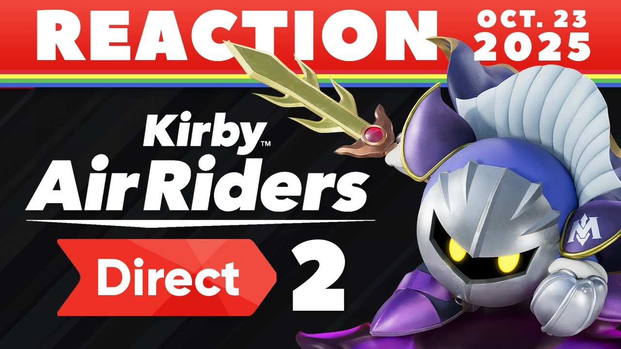 Kirby Air Riders 2nd Direct 10.23.2025 - Live Reaction!