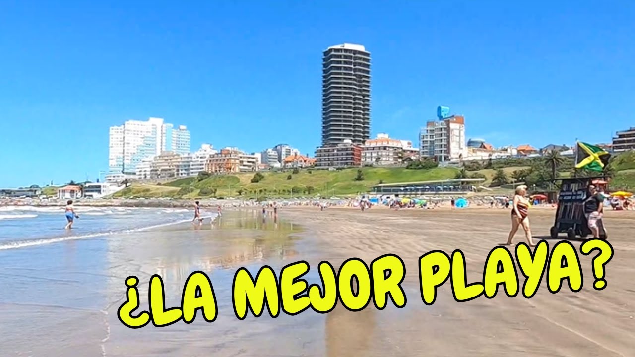 Así está Playa Varese Mar del Plata Argentina.