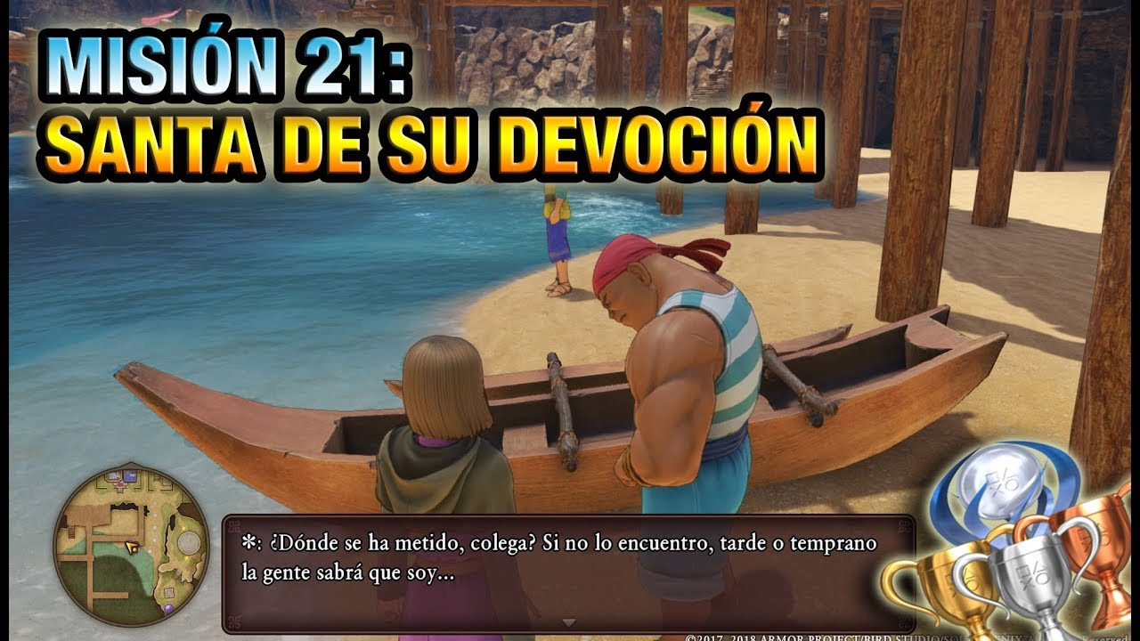 MISION 21: SANTA DE SU DEVOCIÓN | DRAGON QUEST XI | MISIONES A MONTONES (TROFEO) | SIDE QUESTS