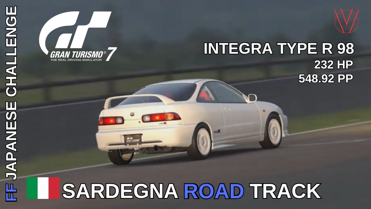 GRAN TURISMO 7 -  FF CHALLENGE JAPANESE SUR SARDEGNA ROAD TRACK EN HONDA INTEGRA 98 TYPE R