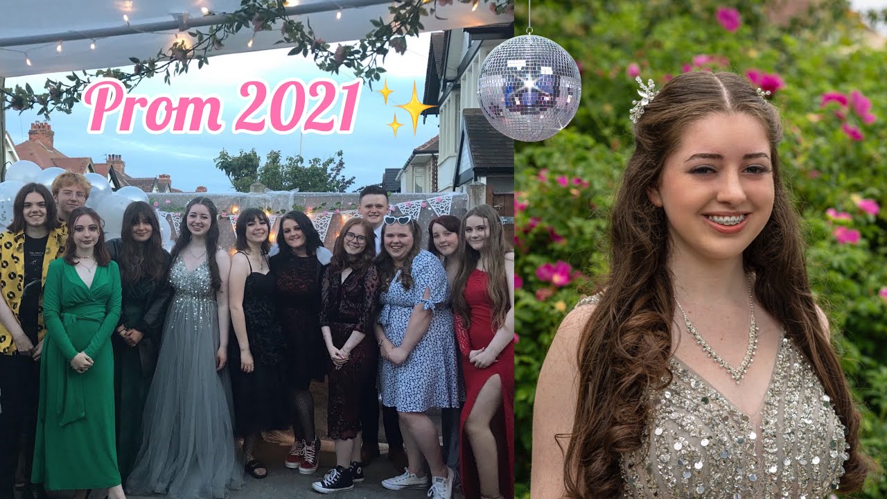 Prom at home 2021 🥳 Garden party, carriage ride, Blackpool Promenade, carousel & photoshoot 👗
