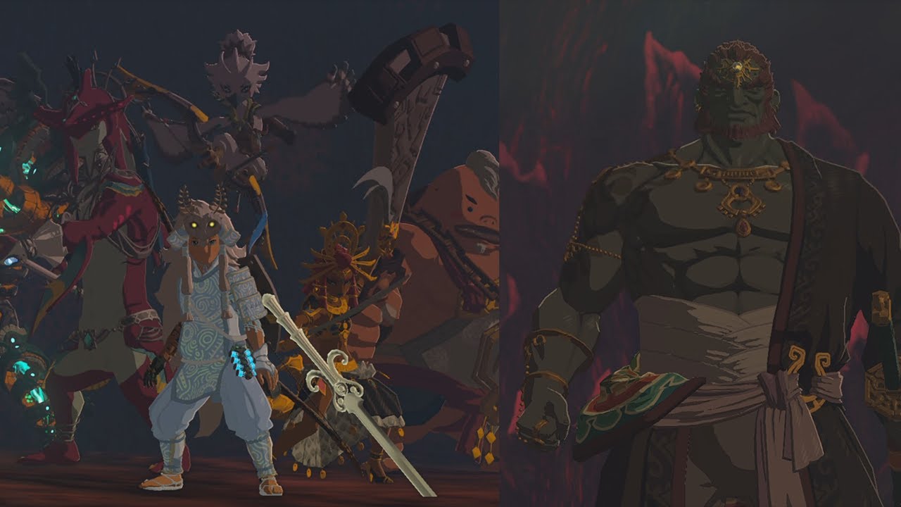 Zelda Tears of the Kingdom - Final Boss Ganondorf and True Ending (Japanese)
