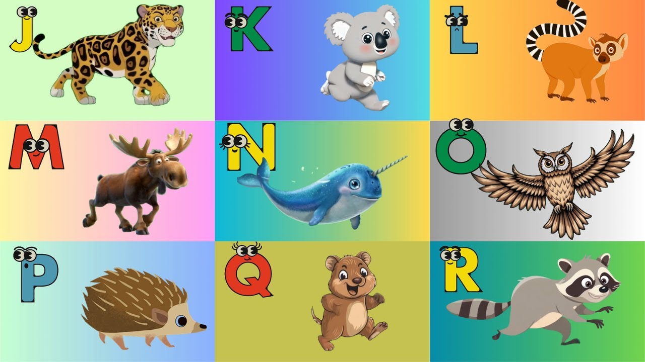 Alphabet ABC Animal Song 0906 | Nursery Rhymes | Oink Oink TV
