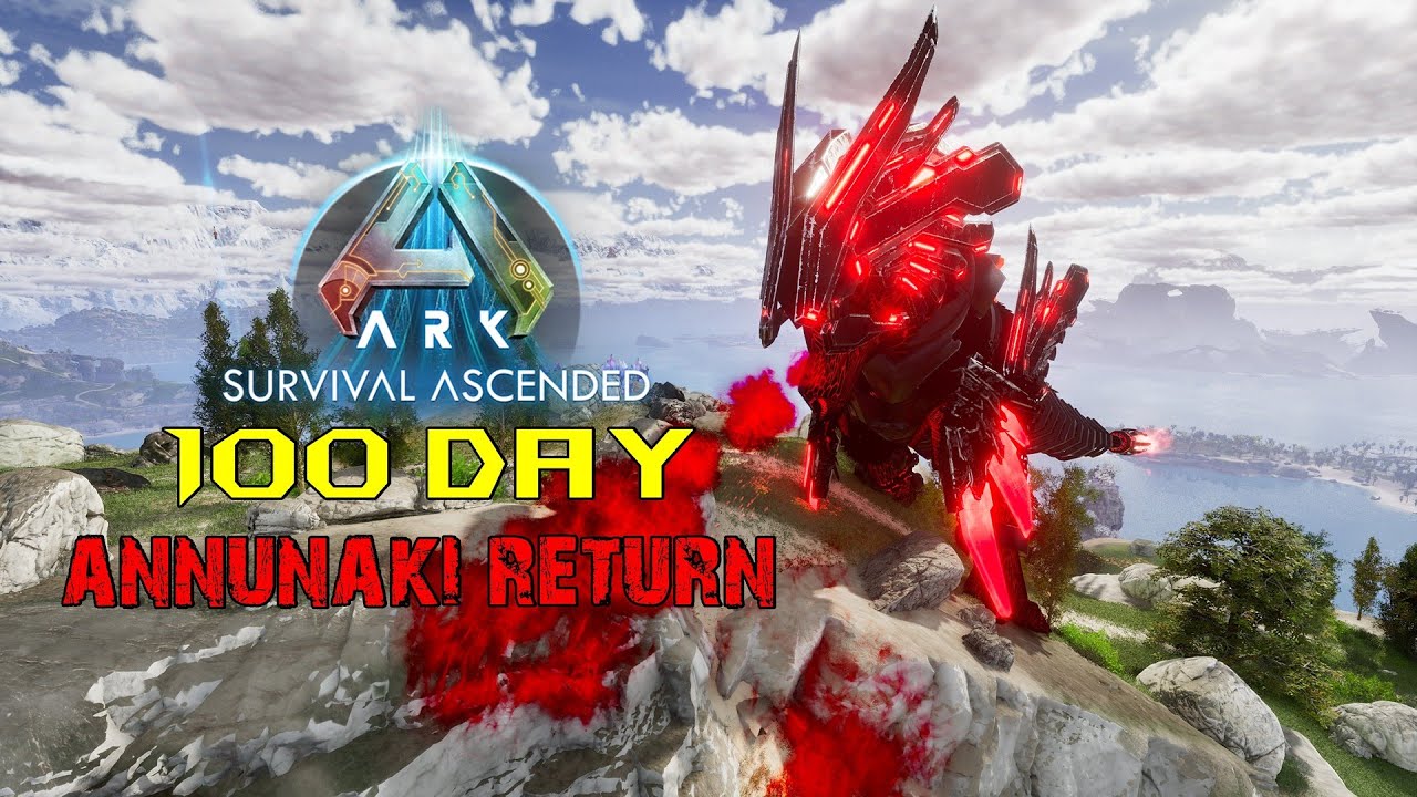 ราชาอ็าคเอาชีวิตรอด 100 วัน!!!! ในเกม ARK Survival Astraeos Anunaki  Remake
