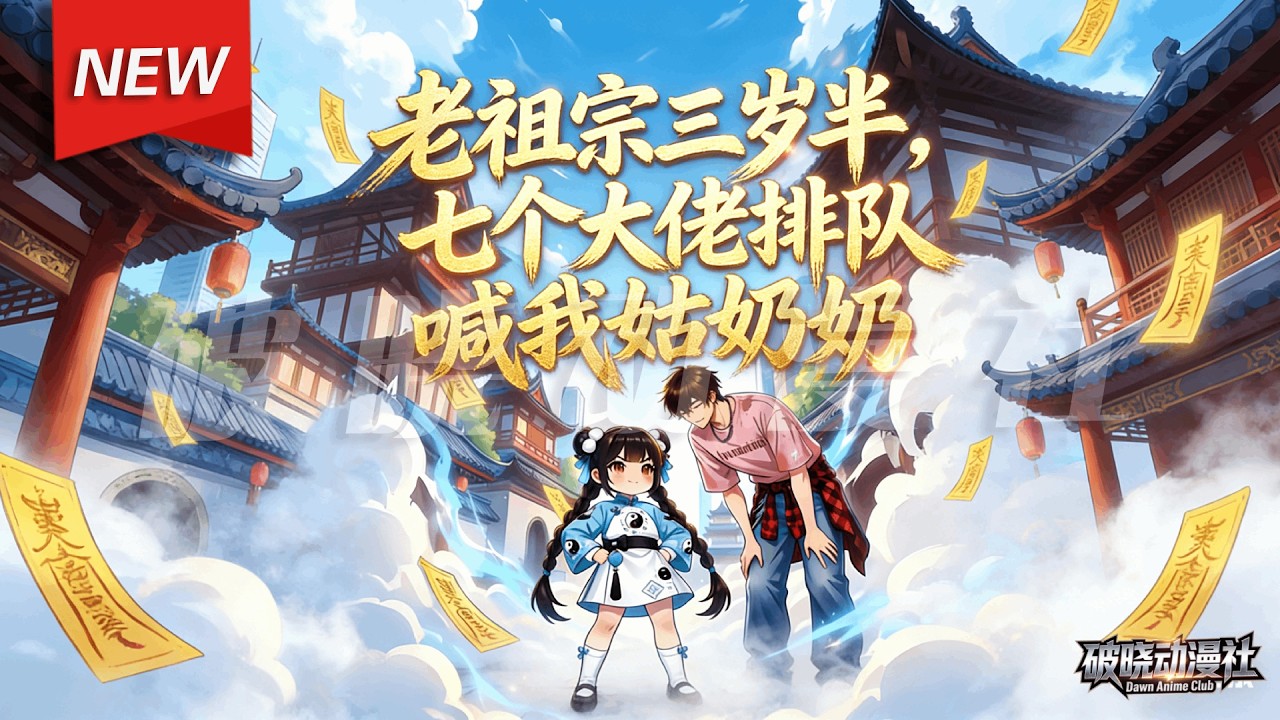 MULTISUB📢新番上线《老祖宗三岁半，七个大佬排队喊我姑奶奶》第1~60集丨叶家霉运当头，直到捡回个三岁半小奶娃，谁知这奶娃娃竟是叶家隐世老祖宗！从此全家气运爆棚，一路躺赢封神！#破晓动漫社