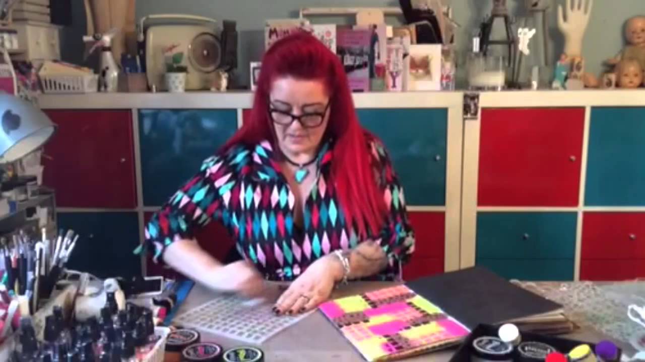 Dylusions Paints Block Technique with Dyan Reaveley