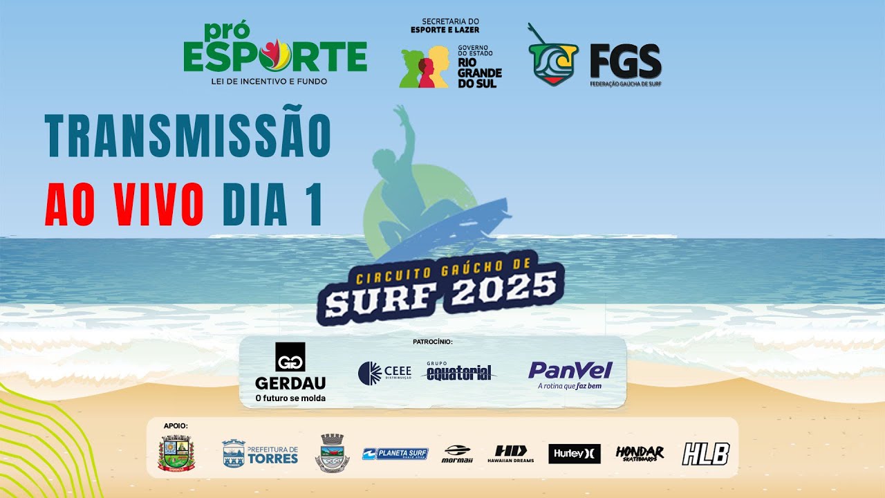 Circuito Gaúcho de Surf 2025 Etapa Torres - Dia 1