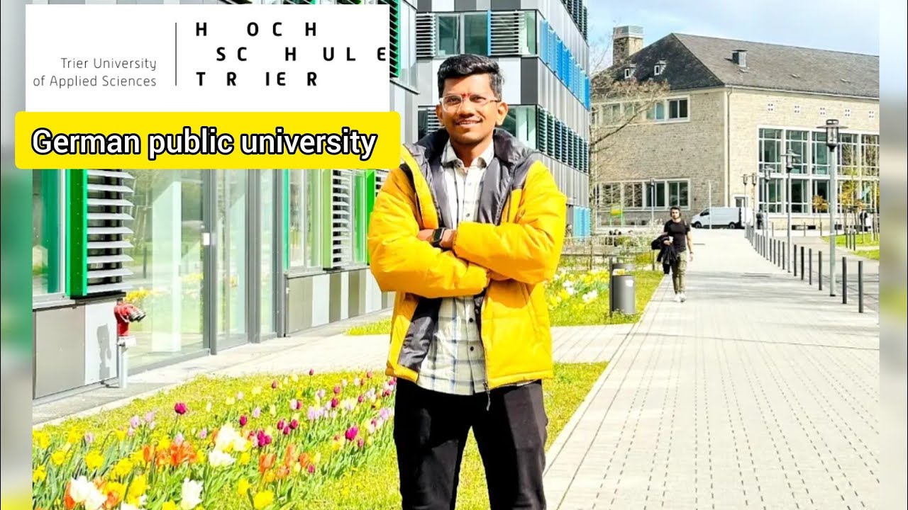 Hochschule Trier campus tour || German public university 🇩🇪 || Master's student. No tution Fee.