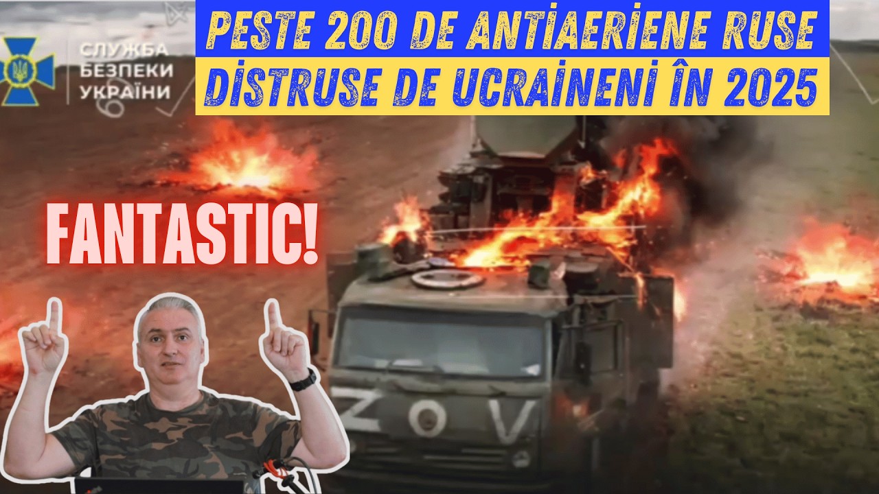AFU a distrus Jumătate: +200 de sisteme antiaeriene rusești în 2025