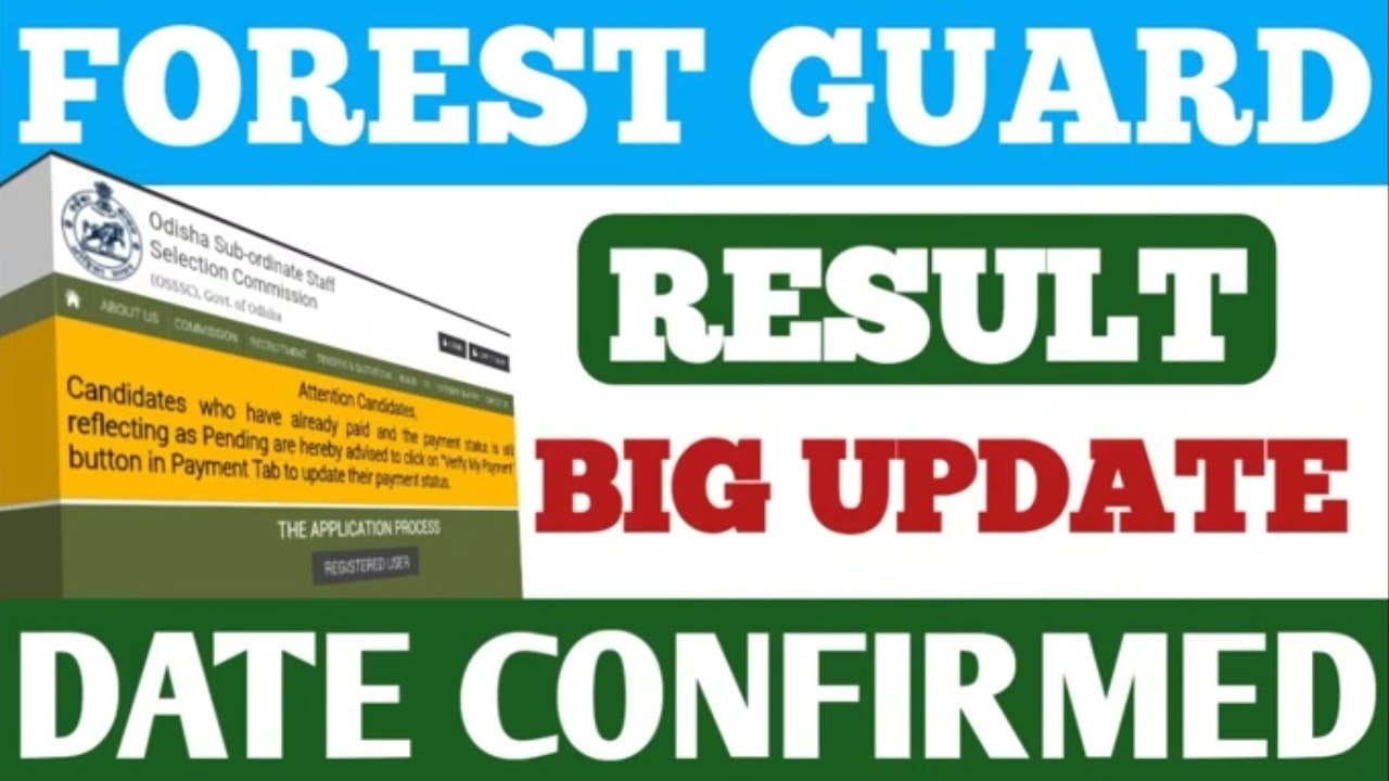 osssc forest guard result comming soon .... 