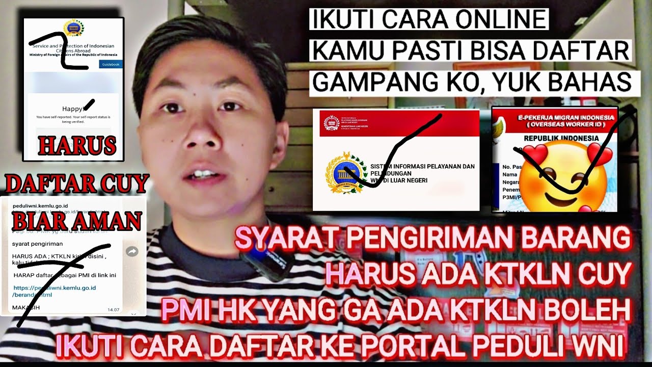 SYARAT KIRIM PAKET PERLU KODE PORTAL PEDULI WNI??PMI HK YG KESULITAN DAFTAR, INI TUTORIAL NYA CUY!!