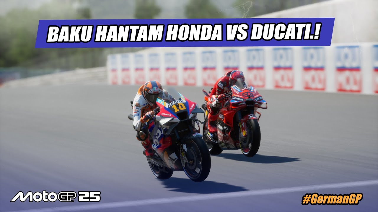 RACE MotoGP 2025❗MARQUEZ DI PERMAINKAN DI SIRKUIT ANDALANNYA😱❓KECOLONGAN DI DETIK TERAKHIR❓#Germangp