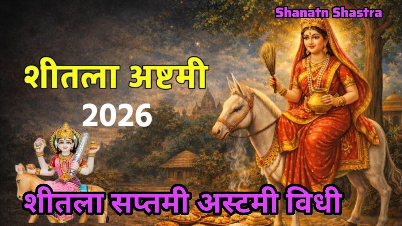 शीतला अस्टमी 2026 मार्च  सम्पूर्ण बिधि वीडियो मे जाने 