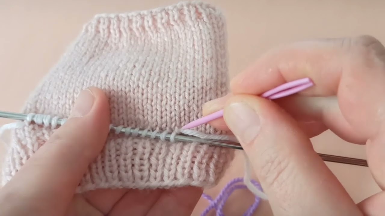 Örgüye sonradan cepyapımı,pocket making after knitting