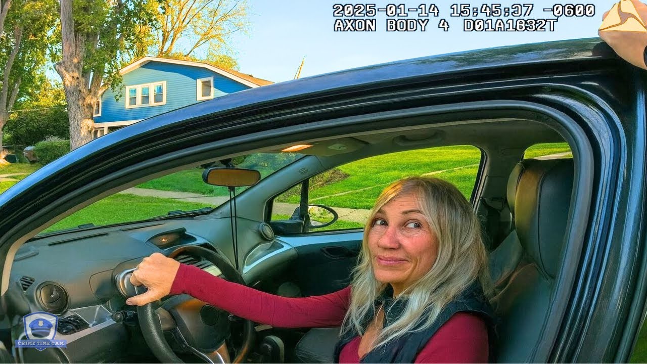 Entitled Karen Thinks She Runs the Traffic Stop