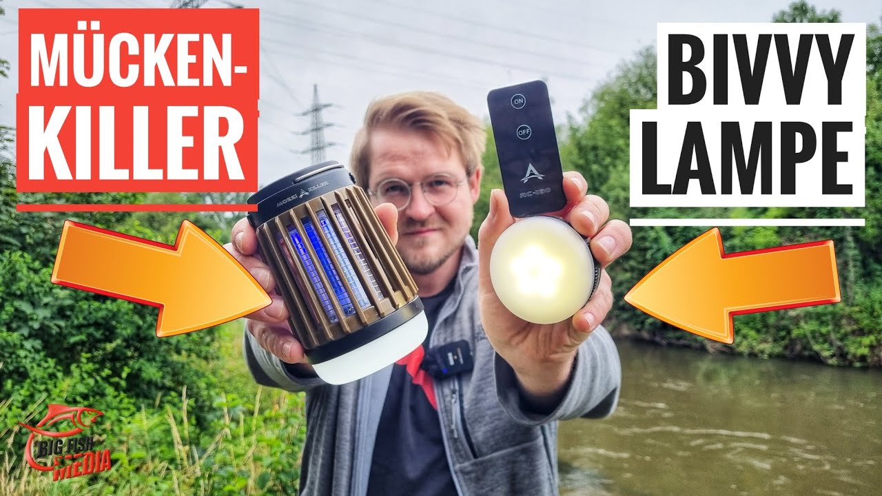 Unboxing & Gewinnen: ZELT-LAMPE & MÜCKEN-KILLER: RC 180 Bivvy Lamp und Mozzi Killer von Anaconda