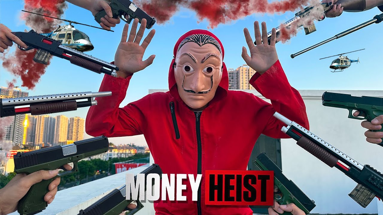 MONEY HEIST vs POLICE (BELLA CIAO REMIX) 18 || Epic Parkour POV Chase