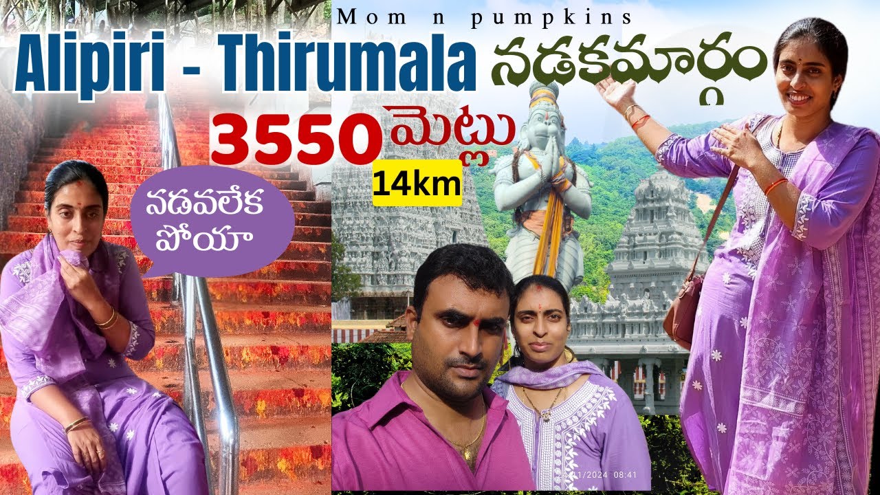 Alipiri Metlu to Thirumala by walking || 3550 Steps- 12km || 2024 #tirumala #ttd
