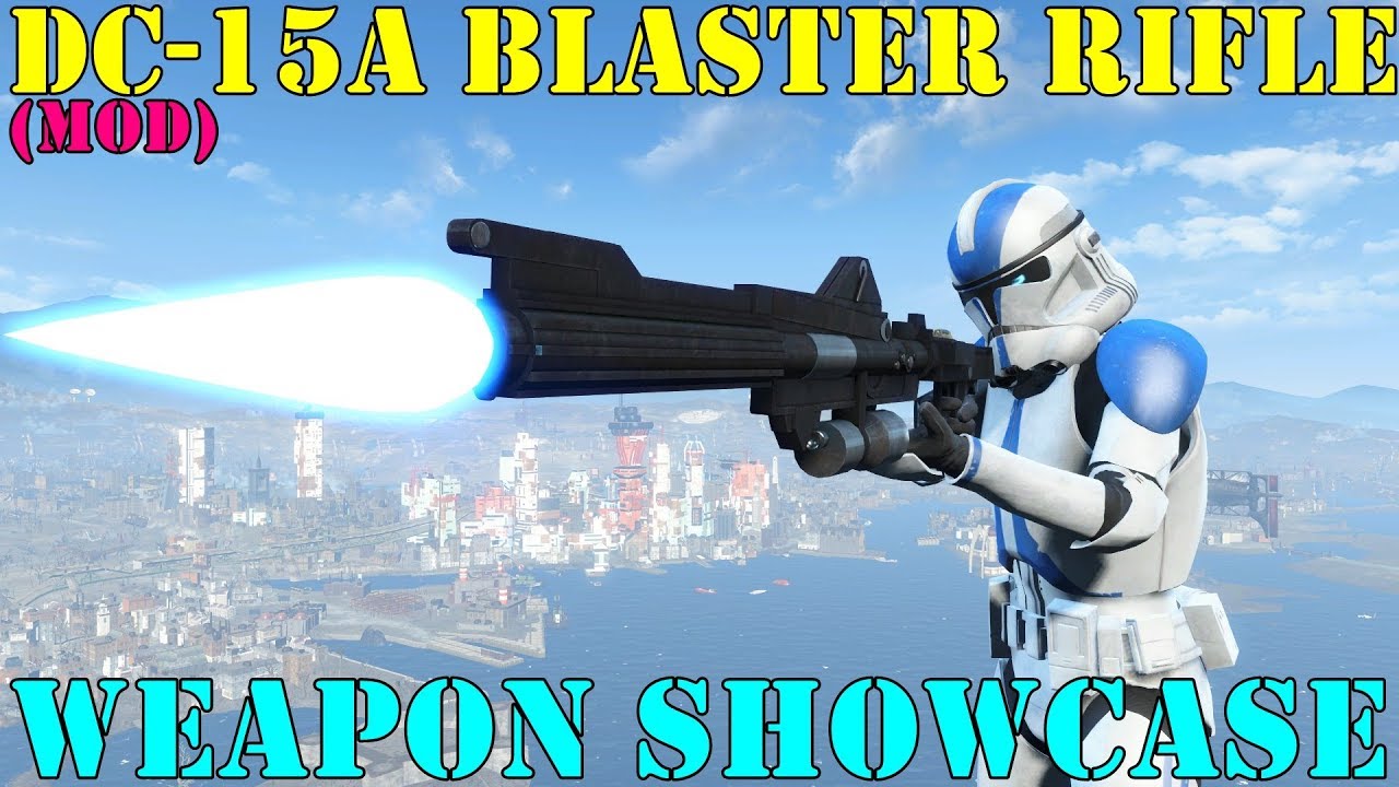 Fallout 4: Weapon Showcases: DC-15A Blaster Rifle (Mod)