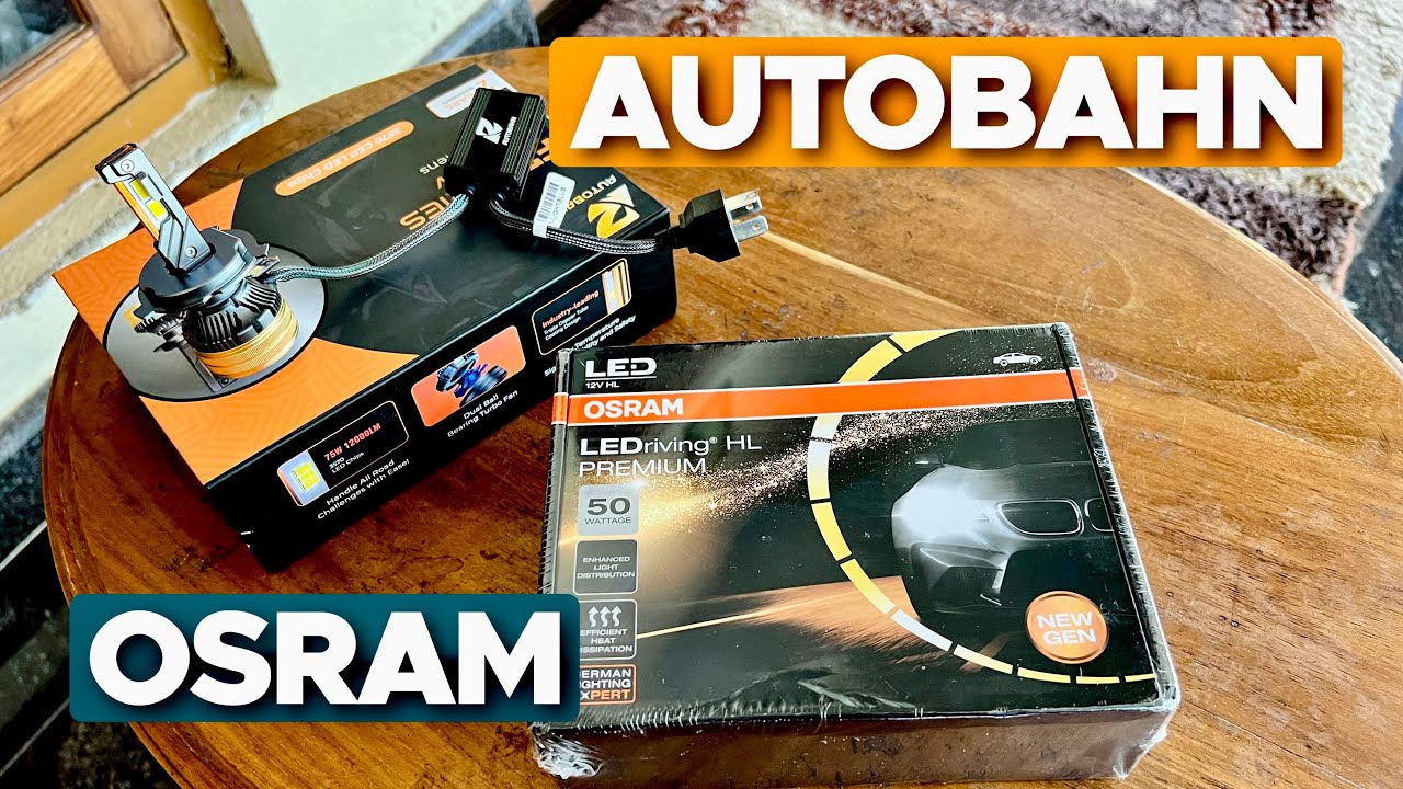 Osram 50W 4200k & Autobahn 150W 4300k LED Comparison
