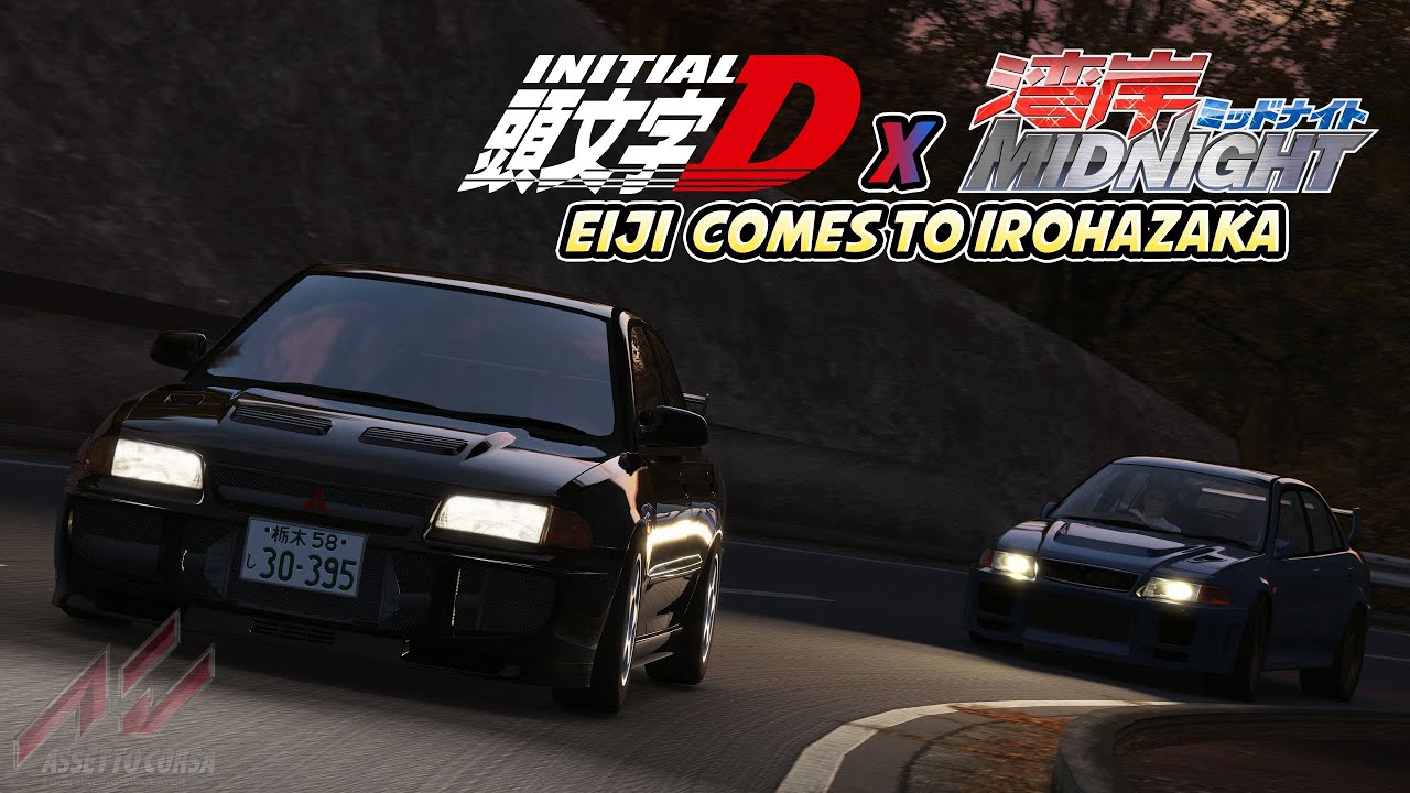 Wangan X Initial D Eiji Comes To Irohazaka Assetto Corsa