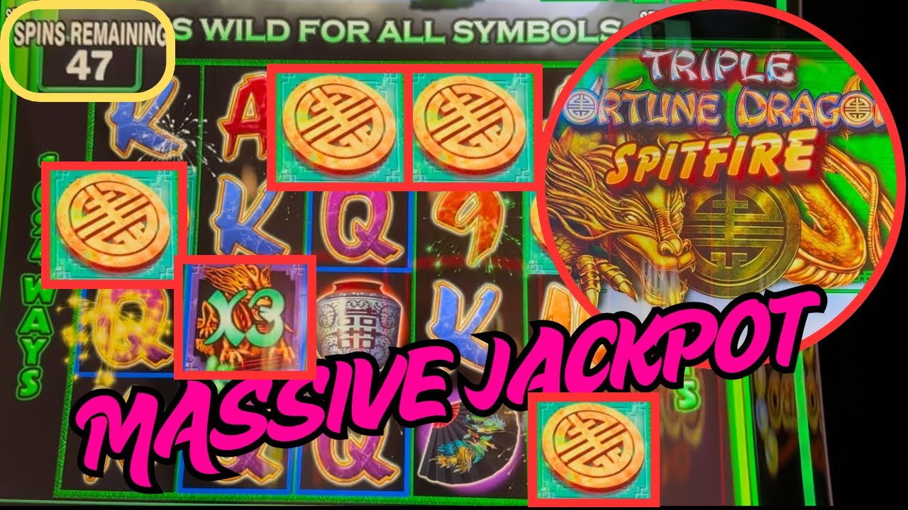 Record Breaking JACKPOT on SPITFIRE TRIPLE FORTUNE DRAGON