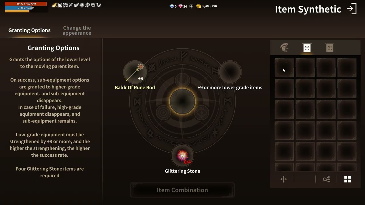 WYD MOBILE KR - 위드 M - Trying to Upgrade Baldr Rune Rod to Arcane - 25-03-10