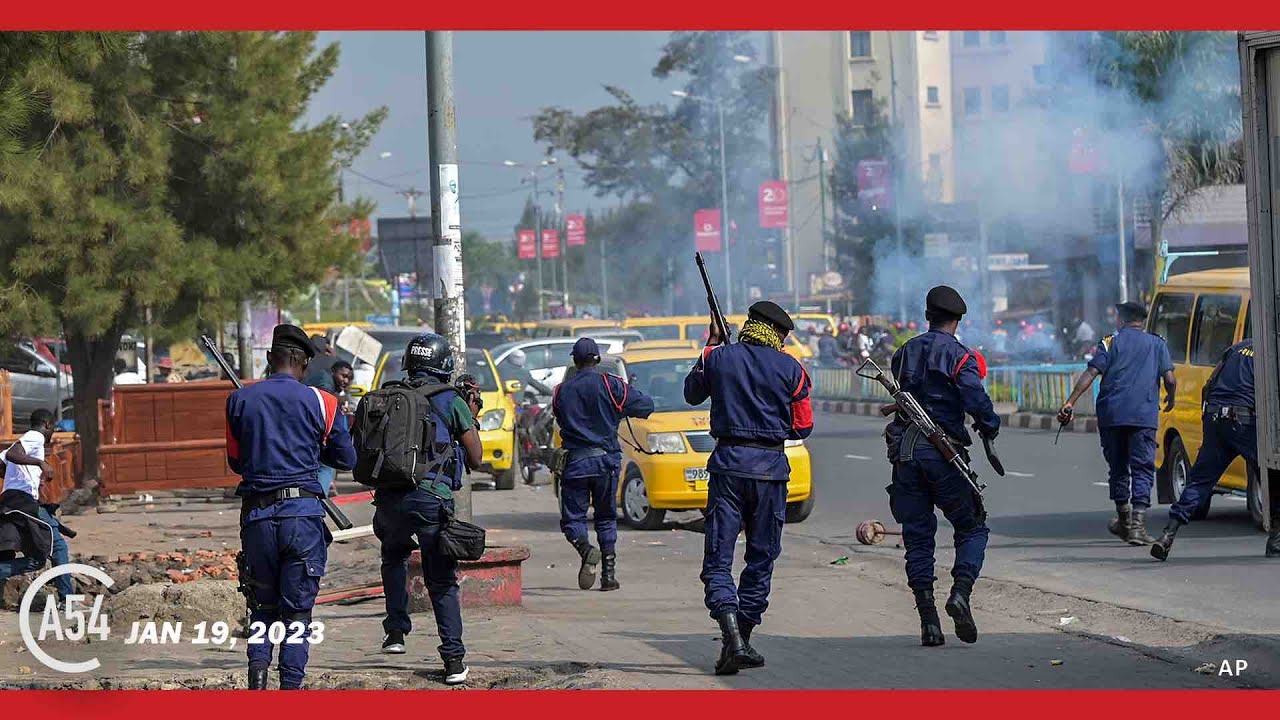 Africa 54: DRC Police Disperse Protests Over M23 & Burkinabe Abduction Escapees Recount Ordeal