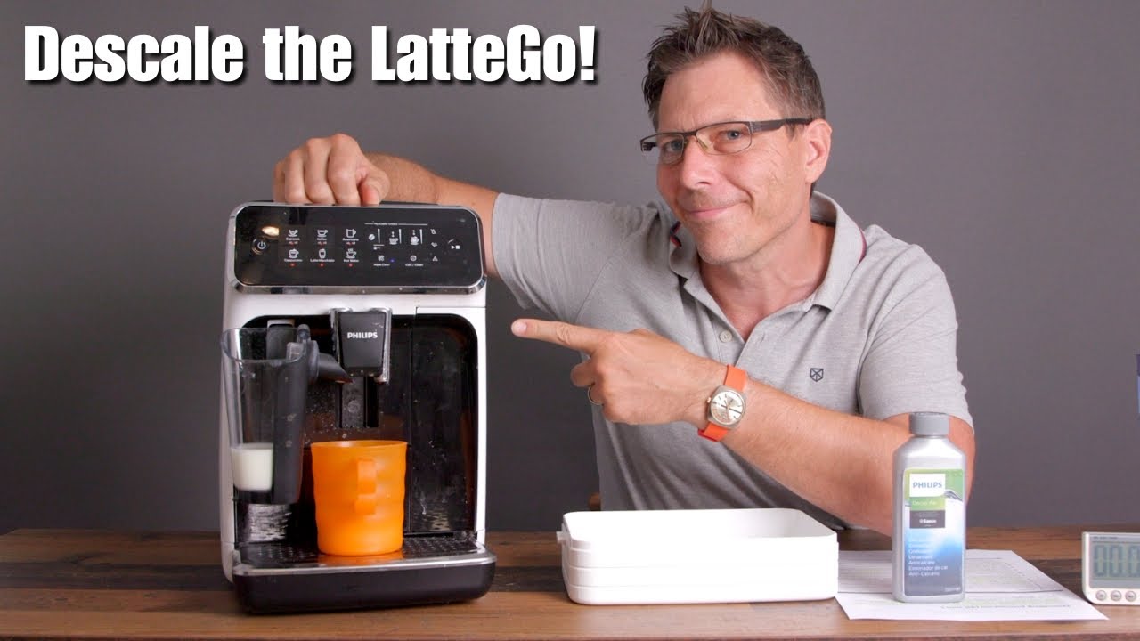 How to Descale the Philips LatteGo Machines: 1200, 2200, 3200