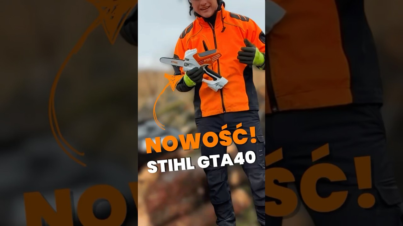 NOWOŚĆ! JEDNORĘCZNA AKUMULATOROWA PRZECINARKA STIHL GTA40 #nowość #stihl #pilarkastihl