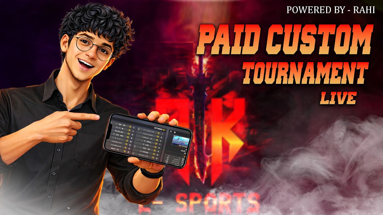 PAID TOUR STREAM Powered BY RAHI❗ RAHI IS Live 😍 BR Tournament Match ❗Free Fire Live