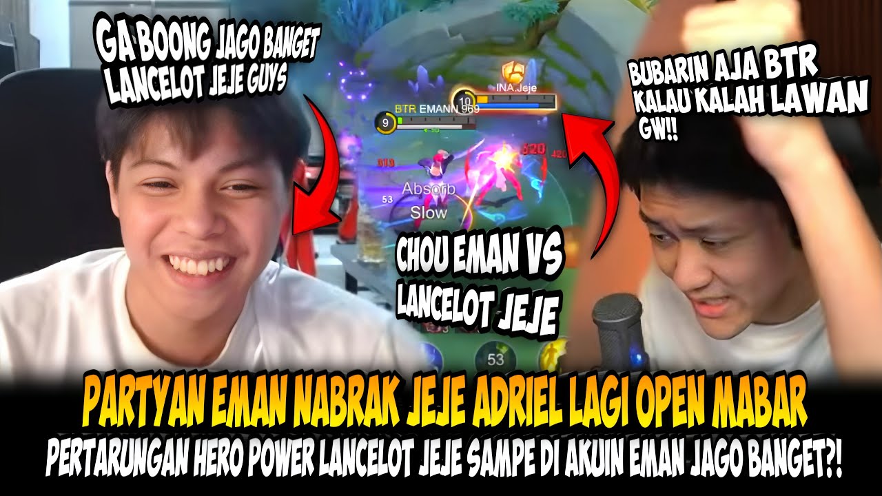 SERU PARAH JEJE LAGI OPEN MABAR MALAH NABRAK PARTYAN EMAN WITH EVOS BTR!!