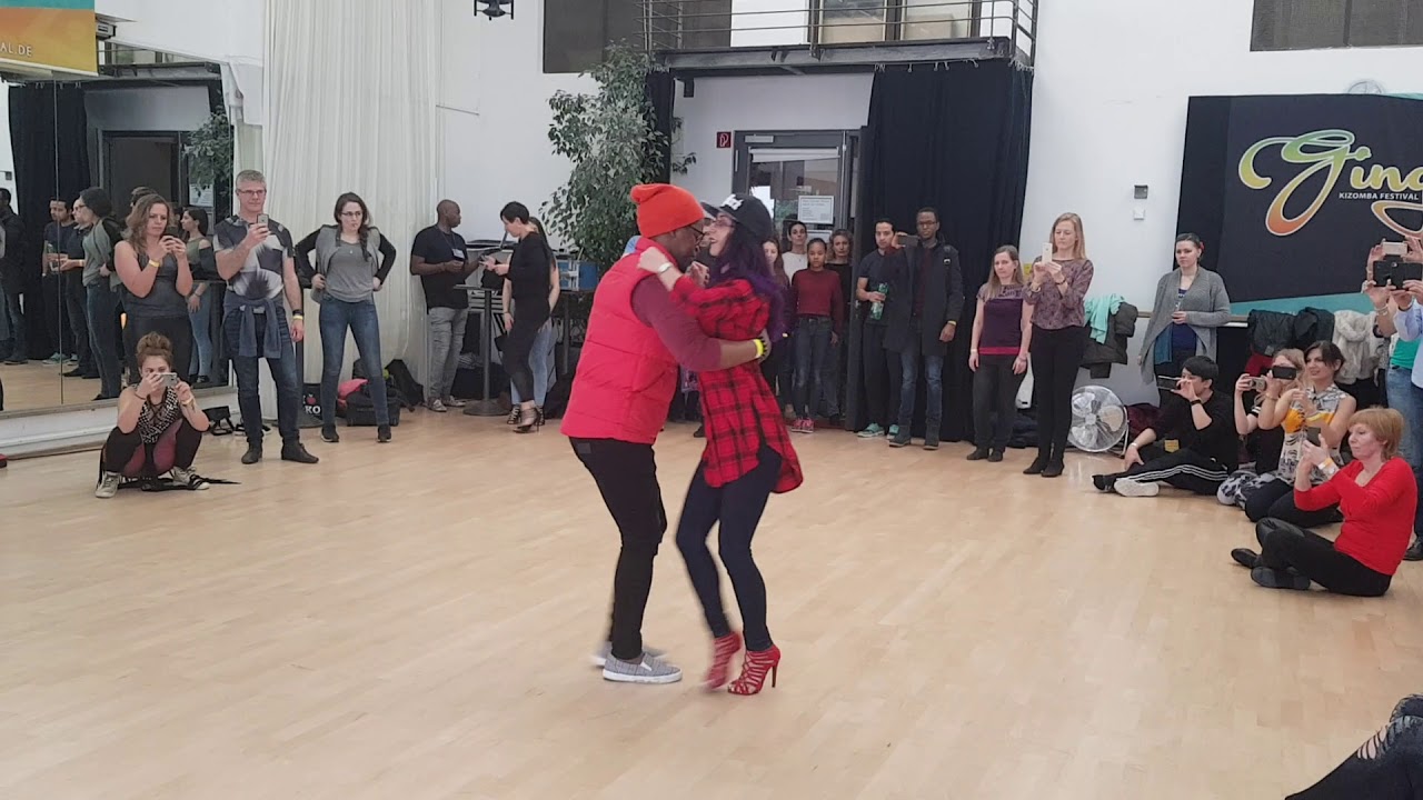 Kizomba Demo after workshop, Rico and Adda at Ginga Festival Hamburg 2018