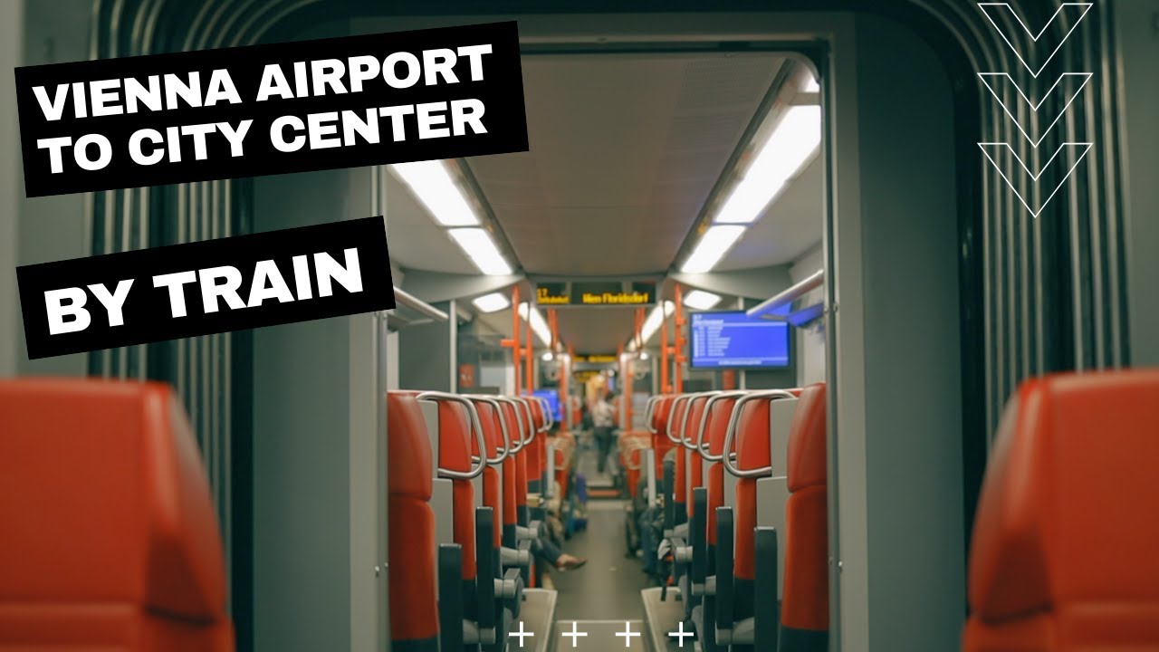 VIENNA AIRPORT TO CITY CENTER BY TRAIN - VLOG ウィーン 空港から中心部へ電車で行く方法