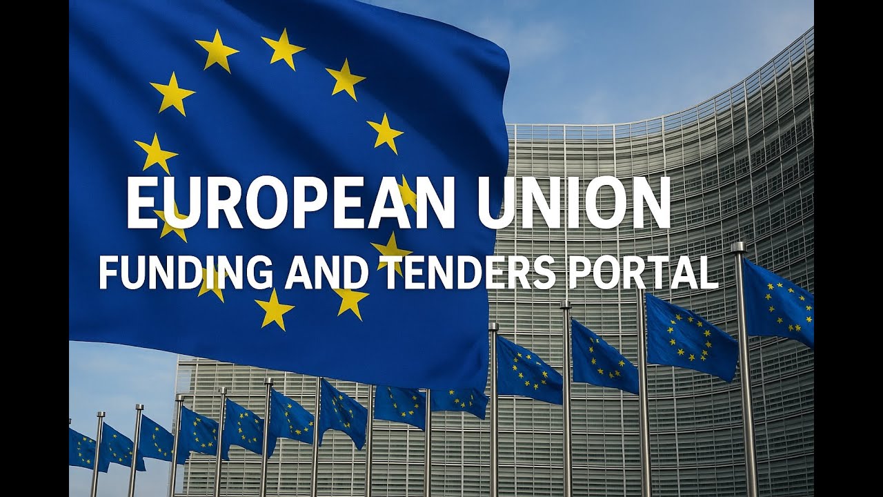Informative Video on Free EU Funding and Tenders Portal from European UnionScreen