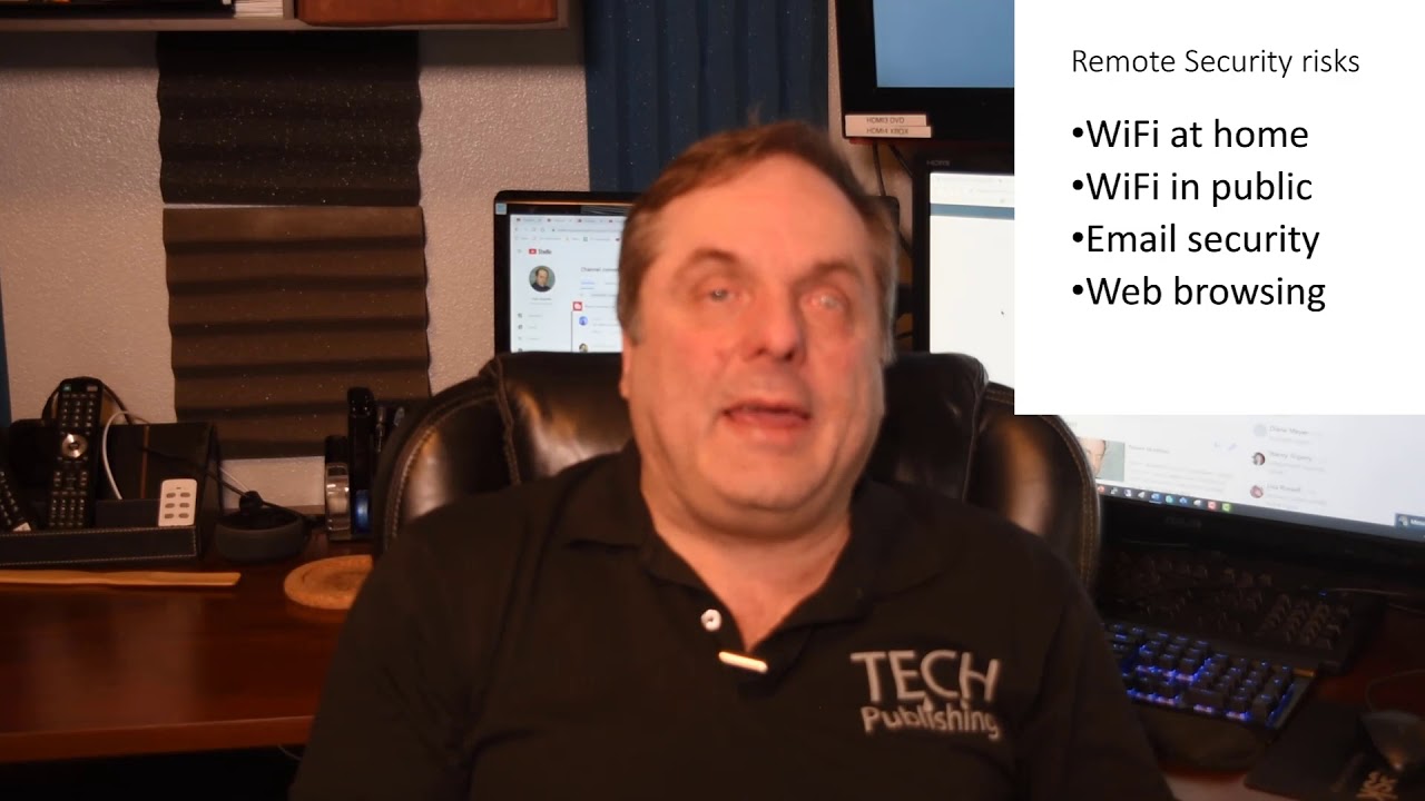 Security tips on working remotely
