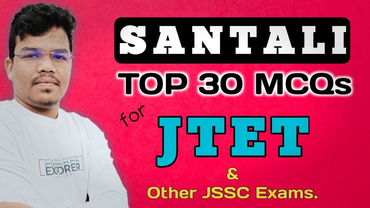 Top 30 Santali MCQs For JTET & Other JSSC Exams #24th Nov #06:30 PM