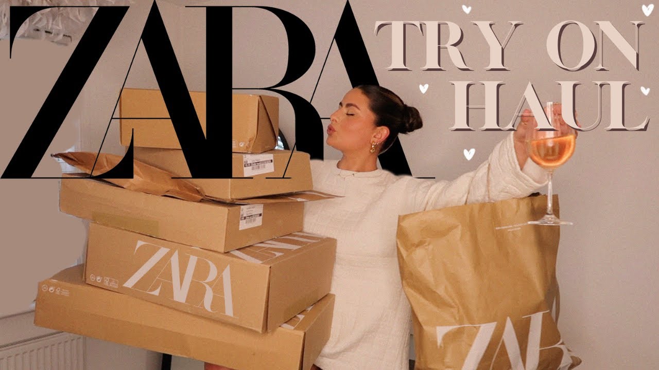 A HUGE NEW IN ZARA TRY ON HAUL over £500!! * SIZE 12/14 * | Emily Philpott