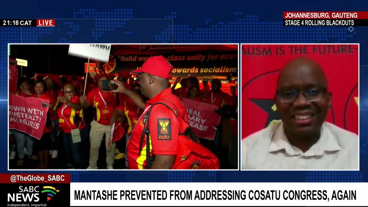 SACP's Dr Alex Mashilo on developments at the COSATU Congress