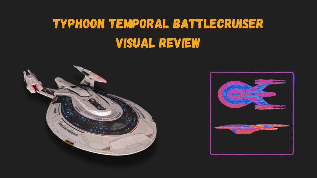 Typhoon Temporal Battlecruiser Visual Review | All Things Trek 47