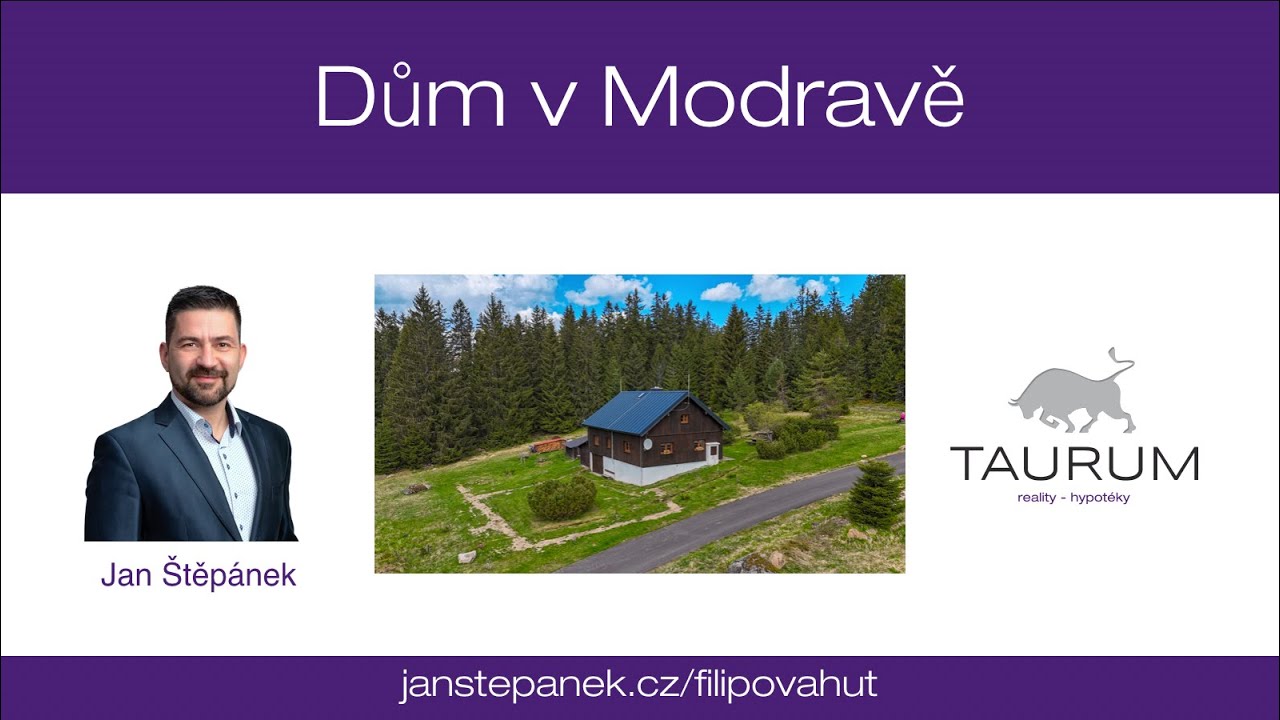 Prodej domu v Modravě, Filipova Huť 85